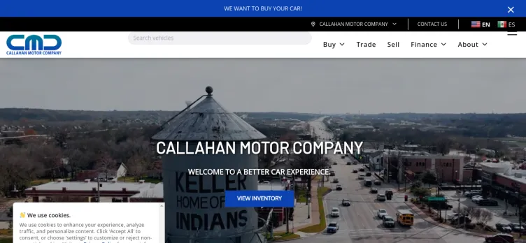 Screenshot Callahan Motor Company