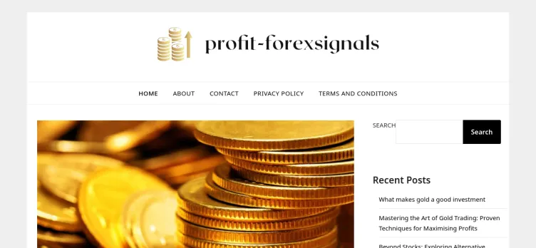 Screenshot Profit Forex Signals
