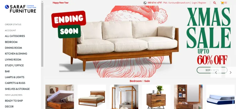 Screenshot Saraf Furniture