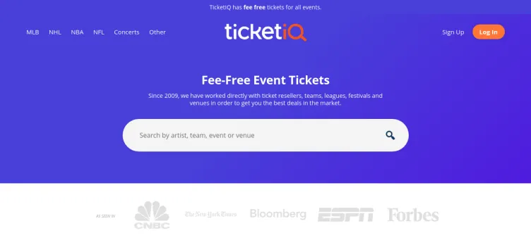 Screenshot TicketiQ