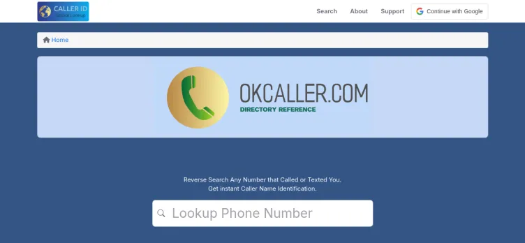 Screenshot OkCaller