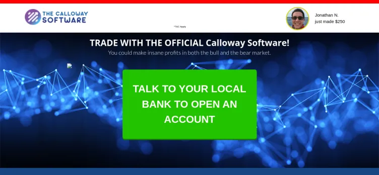 Screenshot Calloway Software