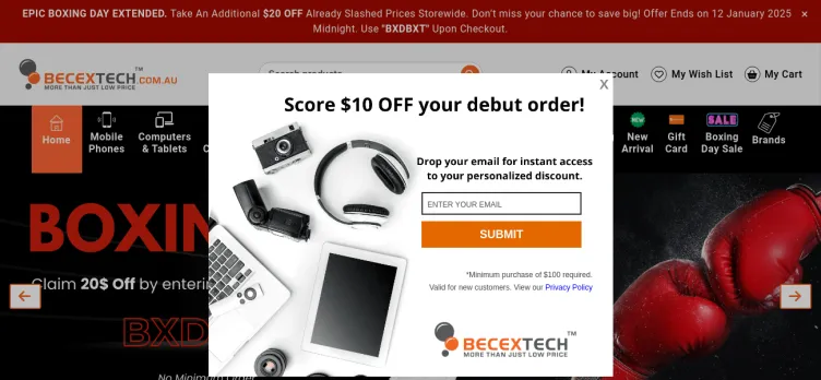 Screenshot Becextech AU