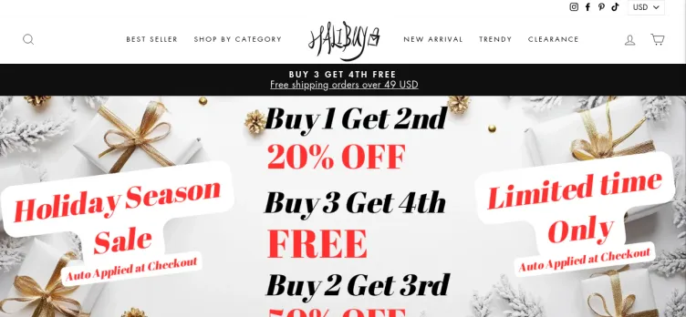 Screenshot Halibuy