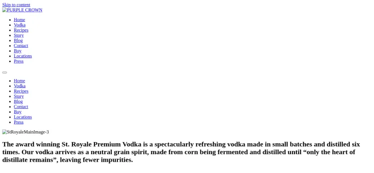 Screenshot St. Royale Vodka