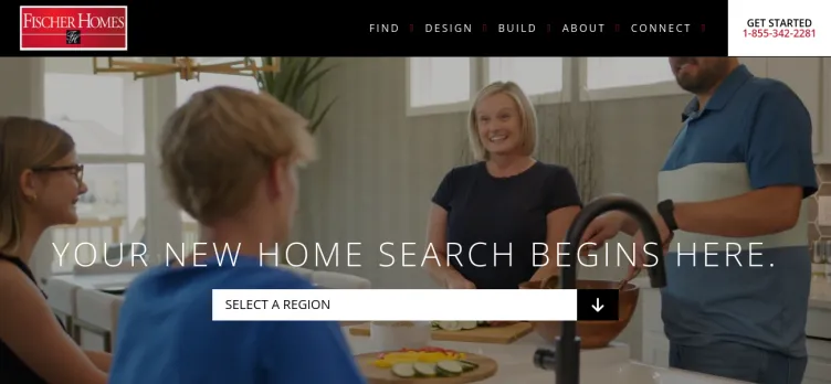 Screenshot Fischer Homes ATL