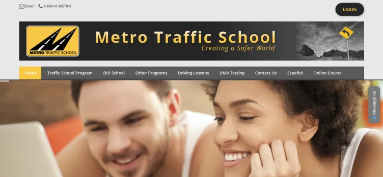 Screenshot Metro Traffic School