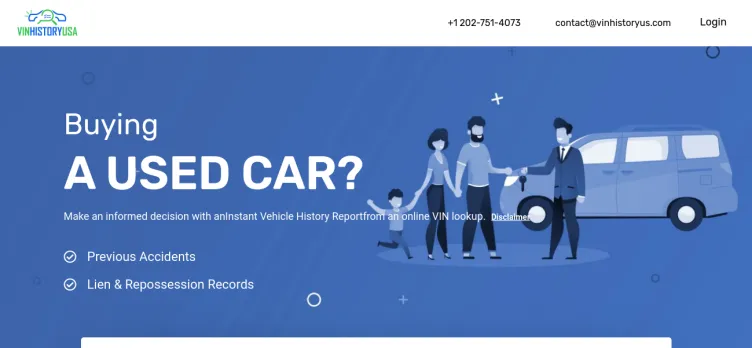 Screenshot VinHistoryUSA