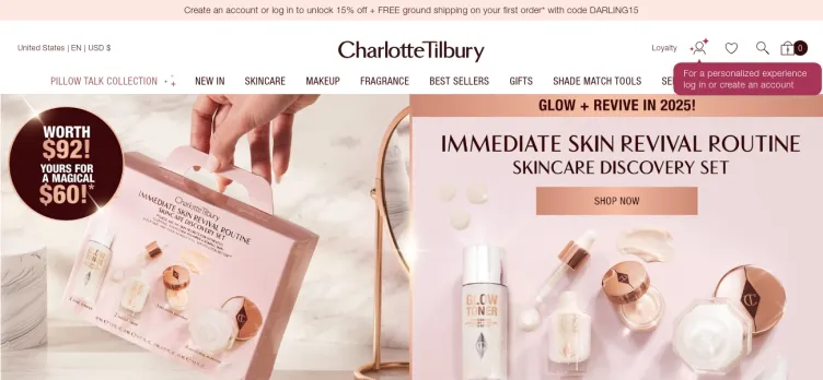 Screenshot Charlotte Tilbury