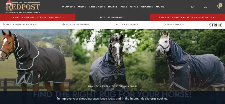 Screenshot Redpost Equestrian