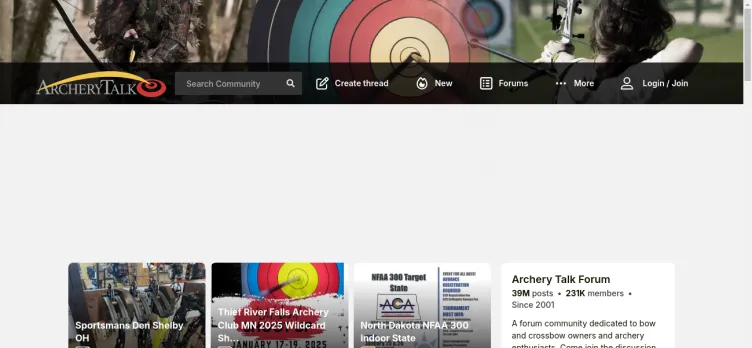 Screenshot Archerytalk