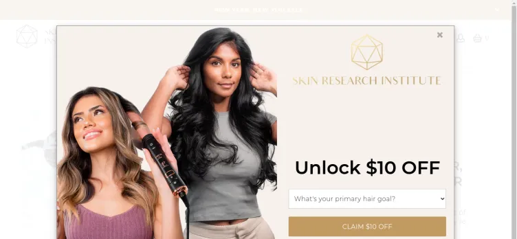 Screenshot Skin Research Institute