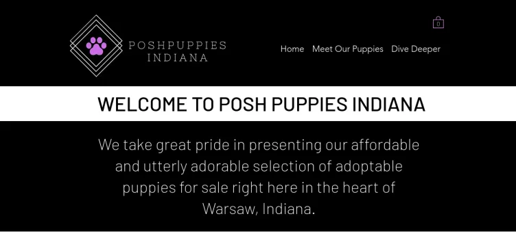 Screenshot Posh Puppies Indiana