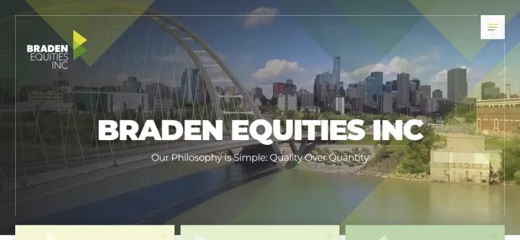 Screenshot Braden Equities