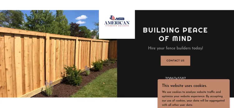 Screenshot American Standard Builders