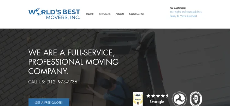 Screenshot World's Best Movers