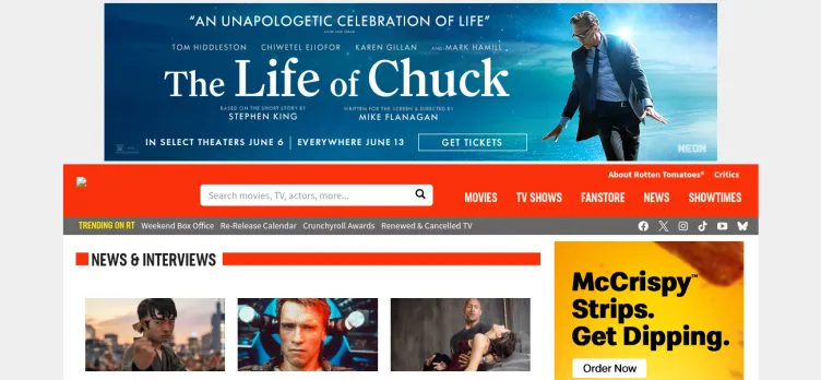 Screenshot RottenTomatoes