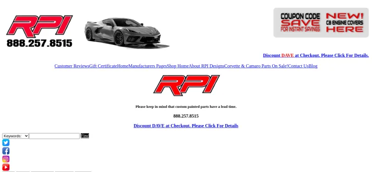 Screenshot RPI Designs