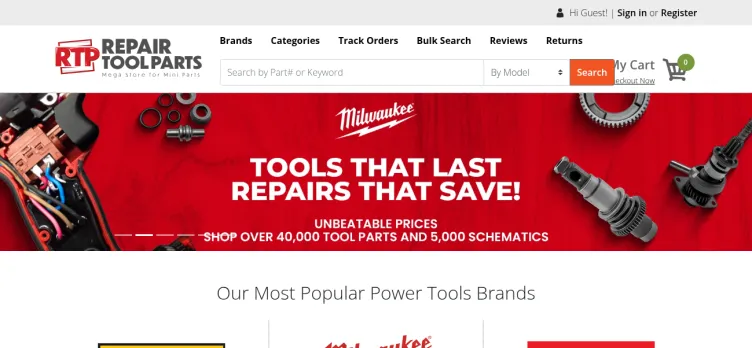 Screenshot Repairtoolparts