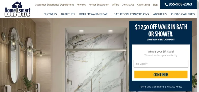 Screenshot Home Smart Bathroom Remodeling