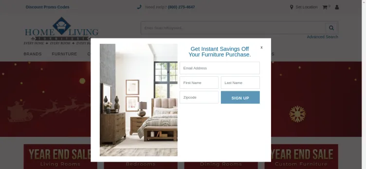 Screenshot Home Living Furniture