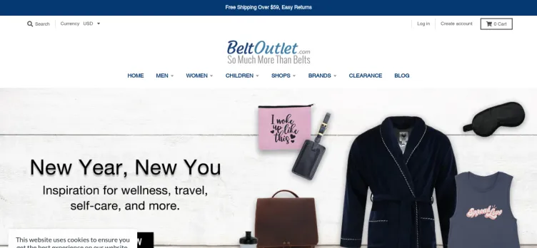 Screenshot BeltOutlet.com