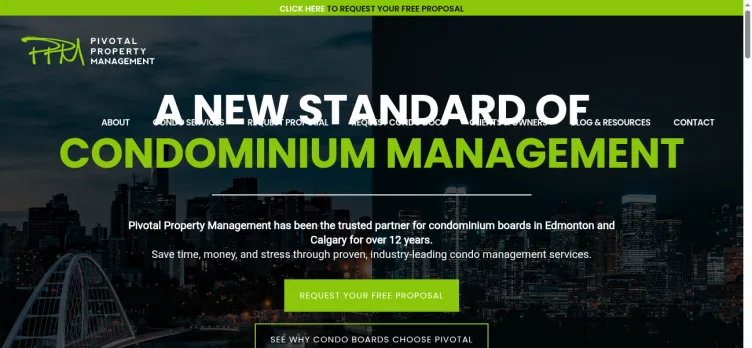 Screenshot Pivotal Property Management