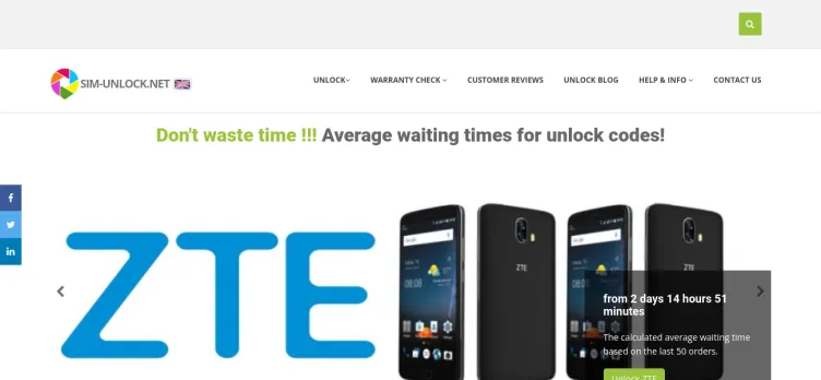 Screenshot Sim-unlock.net