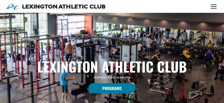 Screenshot Lexington Athletic Club