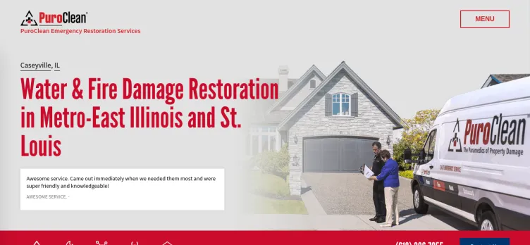 Screenshot Puroclean Emergency Restoration Services