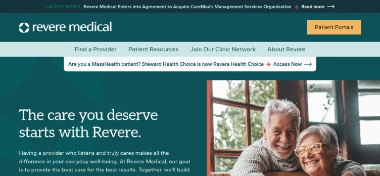 Screenshot Steward Medical Group