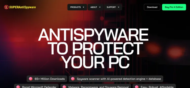 Screenshot SuperAntiSpyware