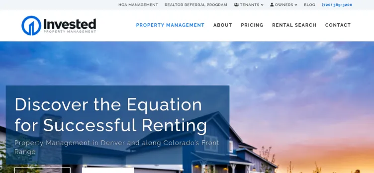 Screenshot Invested Property Management Group