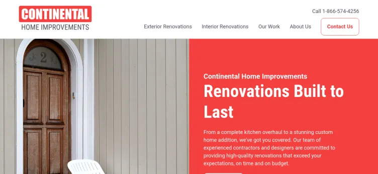 Screenshot Continental Home Improvements