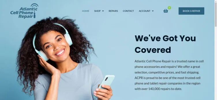 Screenshot Atlantic Cell Phone Repair