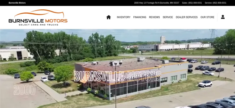 Screenshot Burnsville Motors