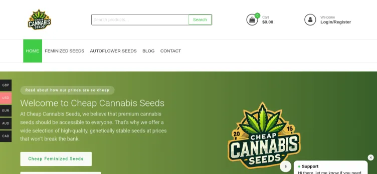 Screenshot StickySeeds UK