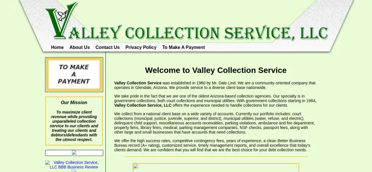 Screenshot Valley Collection Service