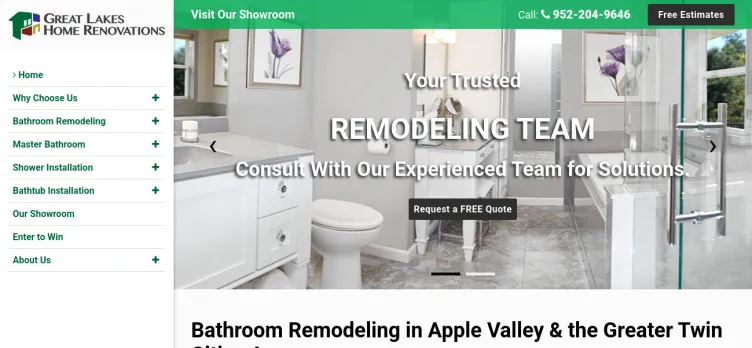 Screenshot Great Lakes Home Renovations