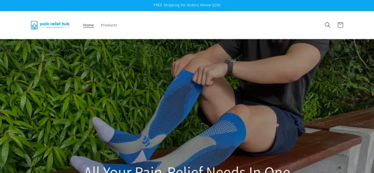 Screenshot The Pain Relief Hub