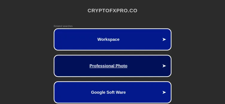 Screenshot Cryptofxpro