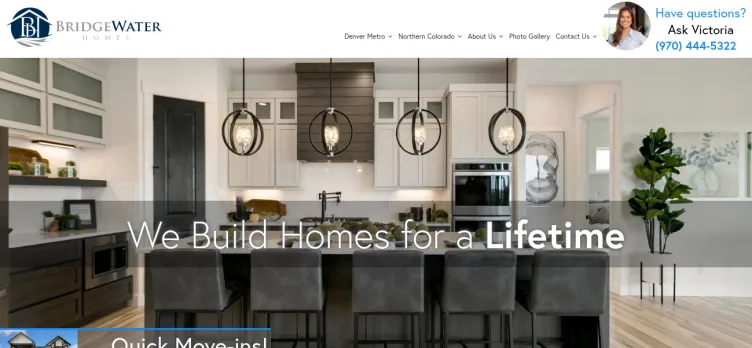 Screenshot Bridgewater Homes