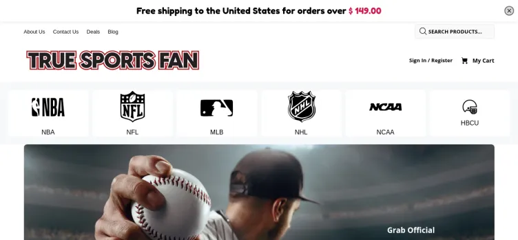 Screenshot True Sports Fan