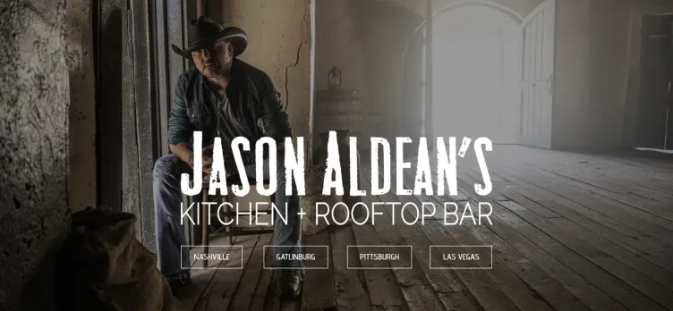 Screenshot Jason Aldean's Kitchen & Rooftop Bar