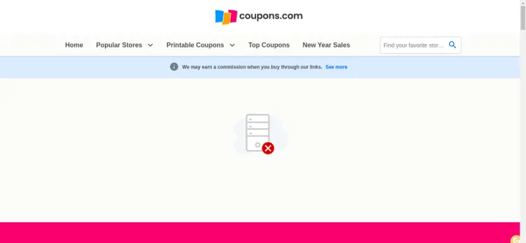 Screenshot Coupons.com