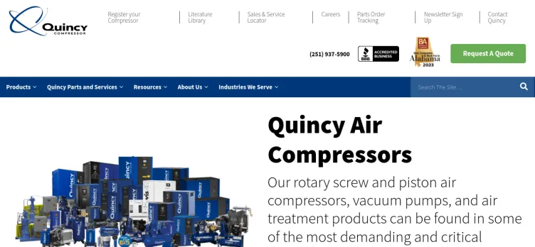 Screenshot Quincy Compressor