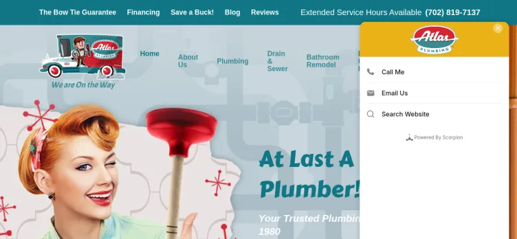 Screenshot Atlas Plumbing