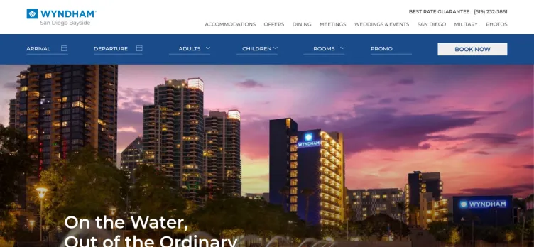 Screenshot Wyndham San Diego Bayside