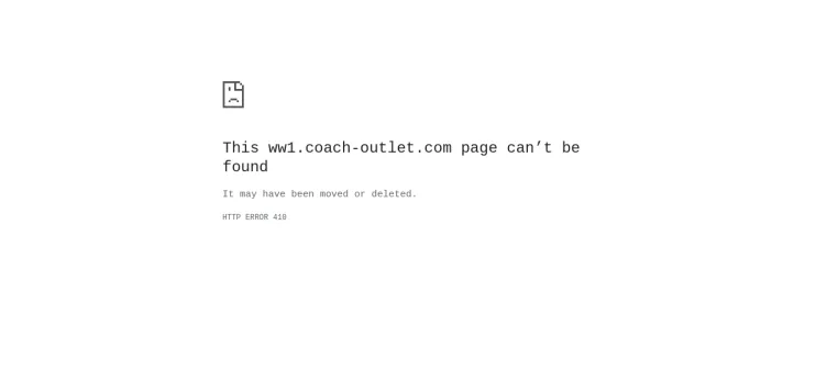 Screenshot Coach-Outlet