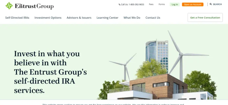 Screenshot The Entrust Group